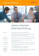 Intensivseminar Mitarbeiterf�hrung